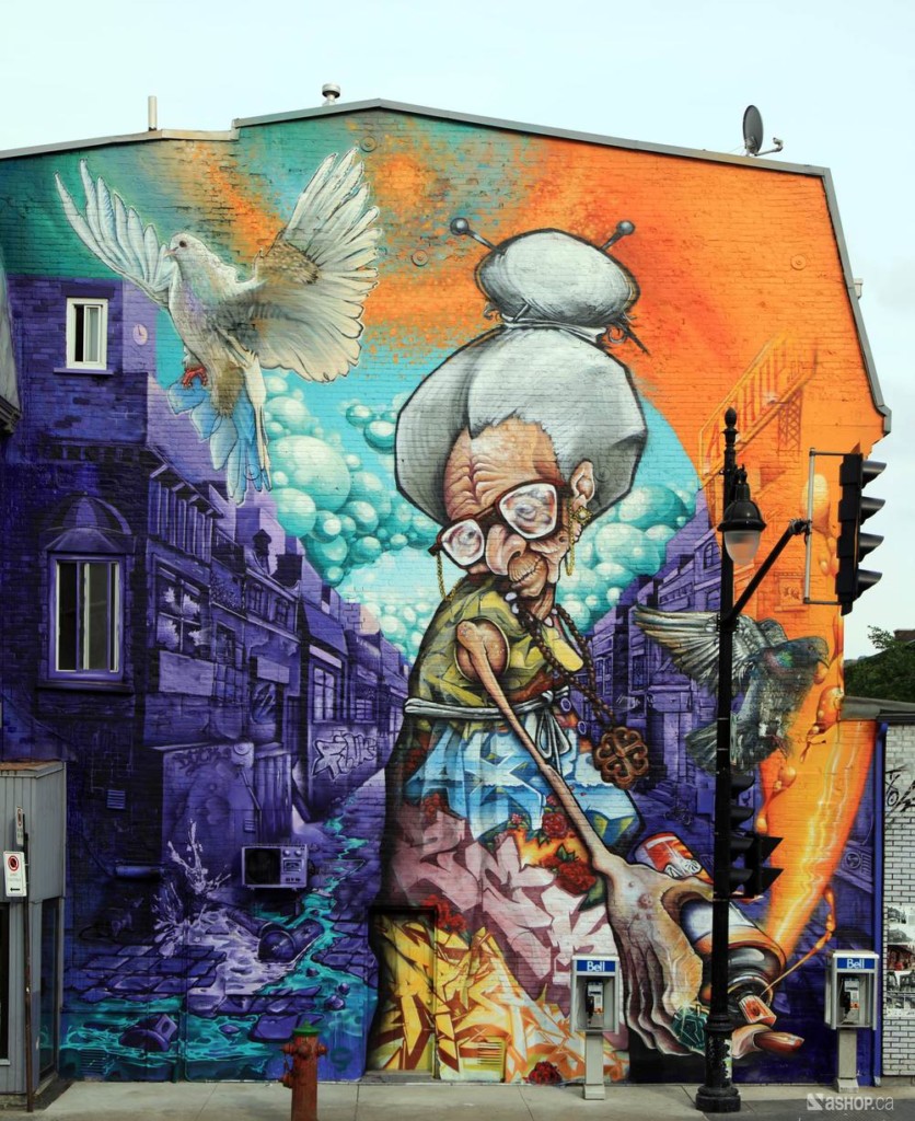 Granny - Mural Festival. Photo credit: A' SHOP
